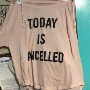 A light pink shirt from Aeropostale with wording.